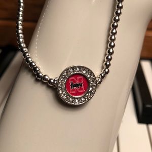 Nebraska “Huskers” Stretch bracelet